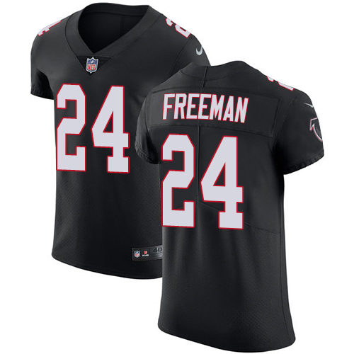 Nike Falcons #24 Devonta Freeman Black Alternate Men's Stitched NFL Vapor Untouchable Elite Jersey - Click Image to Close